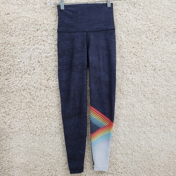 wear it to Heart WITH XXS High Waist Leggings Roller Girl striped ankle - Picture 1 of 9